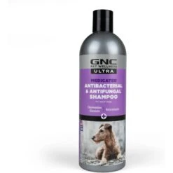 GNC Pets Ultra Medicated Antibacterial & Antifungal Dog Shampoo, 16-oz Bottle