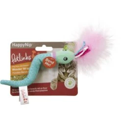 Petlinks HappyNip Wonder Wrap Flexible Bendy Plush Snake Cat Toy, Teal, Small -Pawfect Care 531590 PT5. AC SS1800 V1657658627
