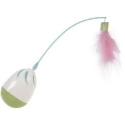 Petlinks Wild Waver Erratically Spinning Electronic Motion With Feather & Ribbon Wand Cat Toy, Multi Color, Medium -Pawfect Care 531654 PT2. AC SS1800 V1652772114