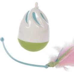 Petlinks Wild Waver Erratically Spinning Electronic Motion With Feather & Ribbon Wand Cat Toy, Multi Color, Medium -Pawfect Care 531654 PT3. AC SS1800 V1652768228