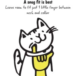 Kittyrama Breakaway Adjustable With Bell Cat Collar -Pawfect Care 534230 PT7. AC SS1800 V1657658786