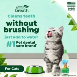 TropiClean Fresh Breath Oral Care Cat Water Additive -Pawfect Care 55634 PT2. AC SS1800 V1684524740
