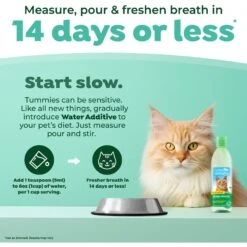 TropiClean Fresh Breath Oral Care Cat Water Additive -Pawfect Care 55634 PT3. AC SS1800 V1684608295