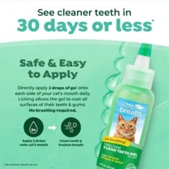 TropiClean Fresh Breath Oral Care Clean Teeth Cat Dental Gel -Pawfect Care 55635 PT3. AC SS1800 V1698958528