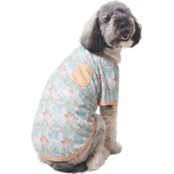Frisco Vintage Tropical Dog & Cat Pocket T-Shirt -Pawfect Care 556598 PT3. AC SS1800 V1675099393