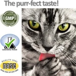 Vet Worthy Hairball Control Salmon Flavored Feline Paw Gels For Adult Cats -Pawfect Care 574574 PT4. AC SS1800 V1658515172