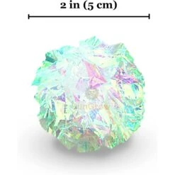 SunGrow Entertainment Clear Mylar Indoor Cat & Ferret Crinkle Balls & Chase Toy, 2-in, 12 Count 13 SunGrow Entertainment Clear Mylar Indoor Cat & Ferret Crinkle Balls & Chase Toy, 2-in, 12 Count -Pawfect Care 575422 PT6. AC SS1800 V1676384453