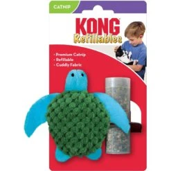 KONG Refillable Turtle Catnip Cat Toy -Pawfect Care 59302 PT3. AC SS1800 V1603164695
