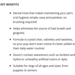 Natural Chemistry Dental Cleanse Cat Dental Water Additive -Pawfect Care 59525 PT3. AC SS1800 V1617327796