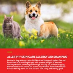 NaturVet Aller-911 Allergy Aid Skin Care Plus Aloe Vera Dog & Cat Shampoo -Pawfect Care 60288 PT3. AC SS1800 V1698696067