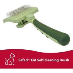 Safari Self-Cleaning Slicker Brush For Cats -Pawfect Care 61234 PT1. AC SS1800 V1673648561