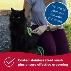 Safari Self-Cleaning Slicker Brush For Cats -Pawfect Care 61234 PT3. AC SS1800 V1673648562