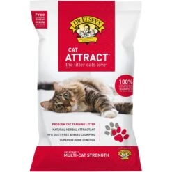 Dr. Elsey's Cat Attract Clumping Clay Cat Litter & Burt's Bees Dander Reducing Wipes With Colloidal Oat Flour & Aloe Vera For Cats -Pawfect Care 613254 PT5. AC SS1800 V1700888044