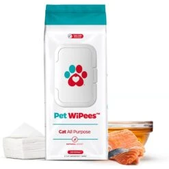 Pet Parents Pet WiPees Cat All Purpose Cat Cleaning Wipes, 100 Count