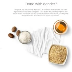 Pet Parents Pet WiPees Cat All Purpose Cat Cleaning Wipes, 100 Count -Pawfect Care 614158 PT2. AC SS1800 V1695828647