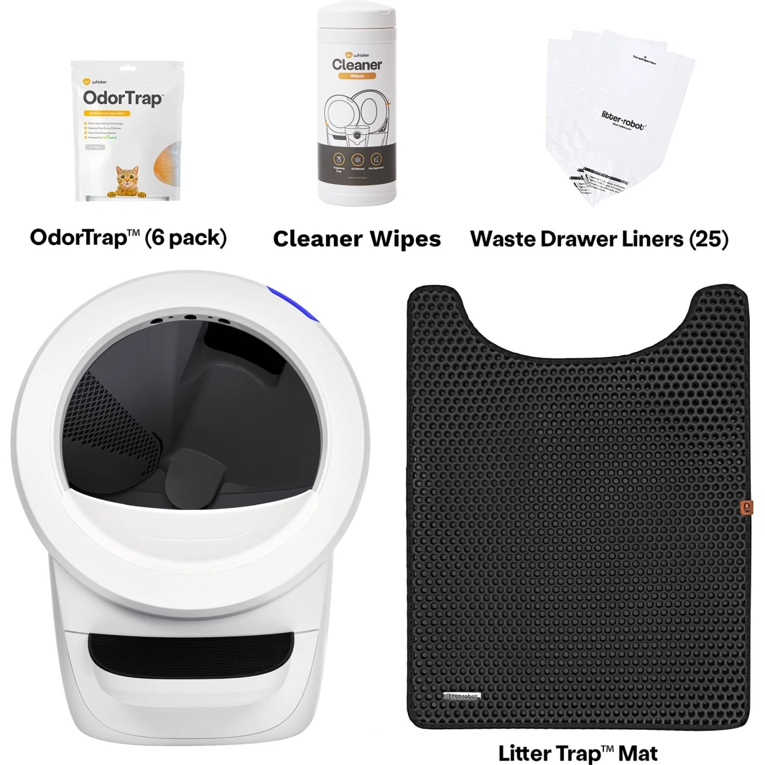Litter-Robot 4 With Step & Core Accessories Kit Cat Litter Box 4 Litter-Robot 4 With Step & Core Accessories Kit Cat Litter Box - Image 2