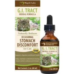 Wapiti Labs G.I. Tract Homeopathic Medicine For Digestive Issues For Cats