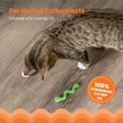 Catstages ORKAkat Wiggle Worm Cat Toy With Catnip -Pawfect Care 62030 PT2. AC SS1800 V1636516970