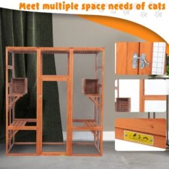 Coziwow Outdoor Cat Cage Playpen, Large -Pawfect Care 621934 PT3. AC SS1800 V1669919792