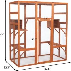 Coziwow Outdoor Cat Cage Playpen, Large -Pawfect Care 621934 PT5. AC SS1800 V1669919780