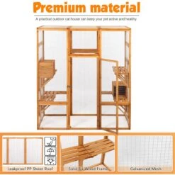 Coziwow Outdoor Cat Cage Playpen, Large -Pawfect Care 621934 PT8. AC SS1800 V1669919792