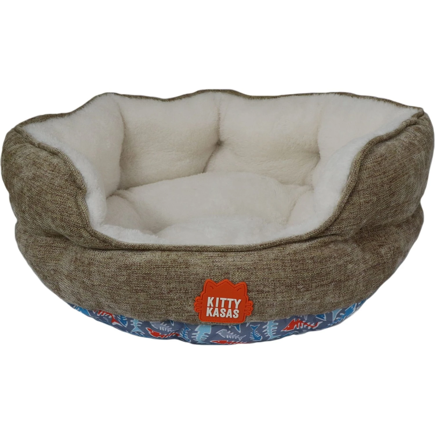 Kitty Kasa Bolster Cat Bed 3 Kitty Kasa Bolster Cat Bed