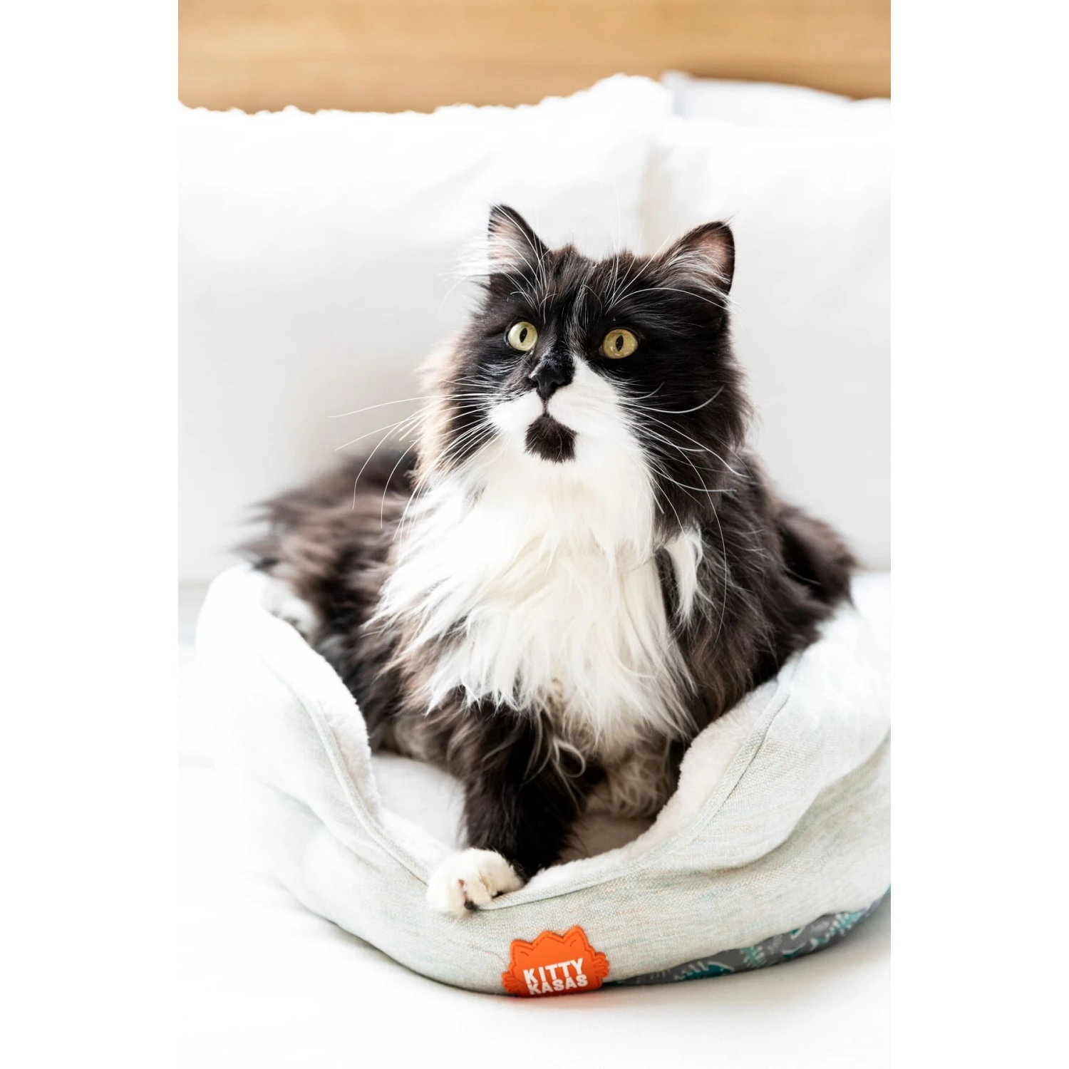 Kitty Kasa Bolster Cat Bed 4 Kitty Kasa Bolster Cat Bed - Image 2