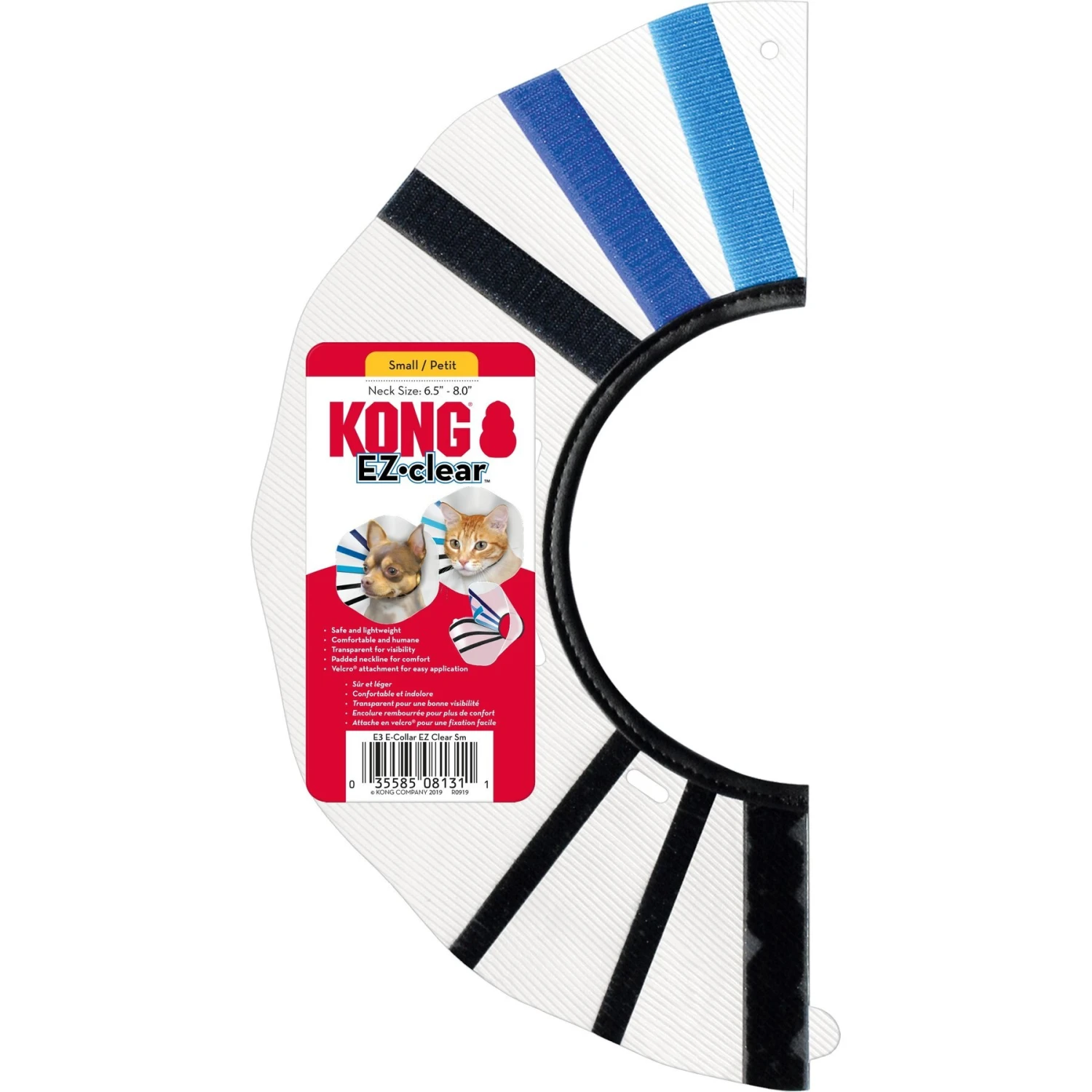 KONG EZ Clear Collar For Dogs & Cats 7 KONG EZ Clear Collar For Dogs & Cats - Image 5