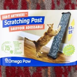 Omega Paw Lean-It Anywhere Cat Scratch Post -Pawfect Care 62561 PT8. AC SS1800 V1528234046