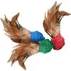 KONG Naturals Crinkle Ball With Feathers Cat Toy, Color Varies -Pawfect Care 62878 MAIN. AC SS1800 V1539004664