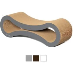 PetFusion Ultimate Cat Scratcher Lounge Toy With Catnip