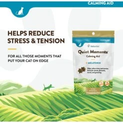 NaturVet Quiet Moments Soft Chews Calming Supplement For Cats -Pawfect Care 63788 PT2. AC SS1800 V1698693168