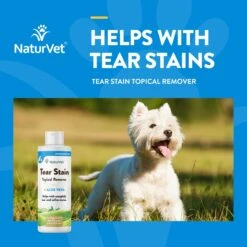 NaturVet Tear Stain Remover Dog & Cat Liquid Topical Formula -Pawfect Care 63824 PT3. AC SS1800 V1698697644