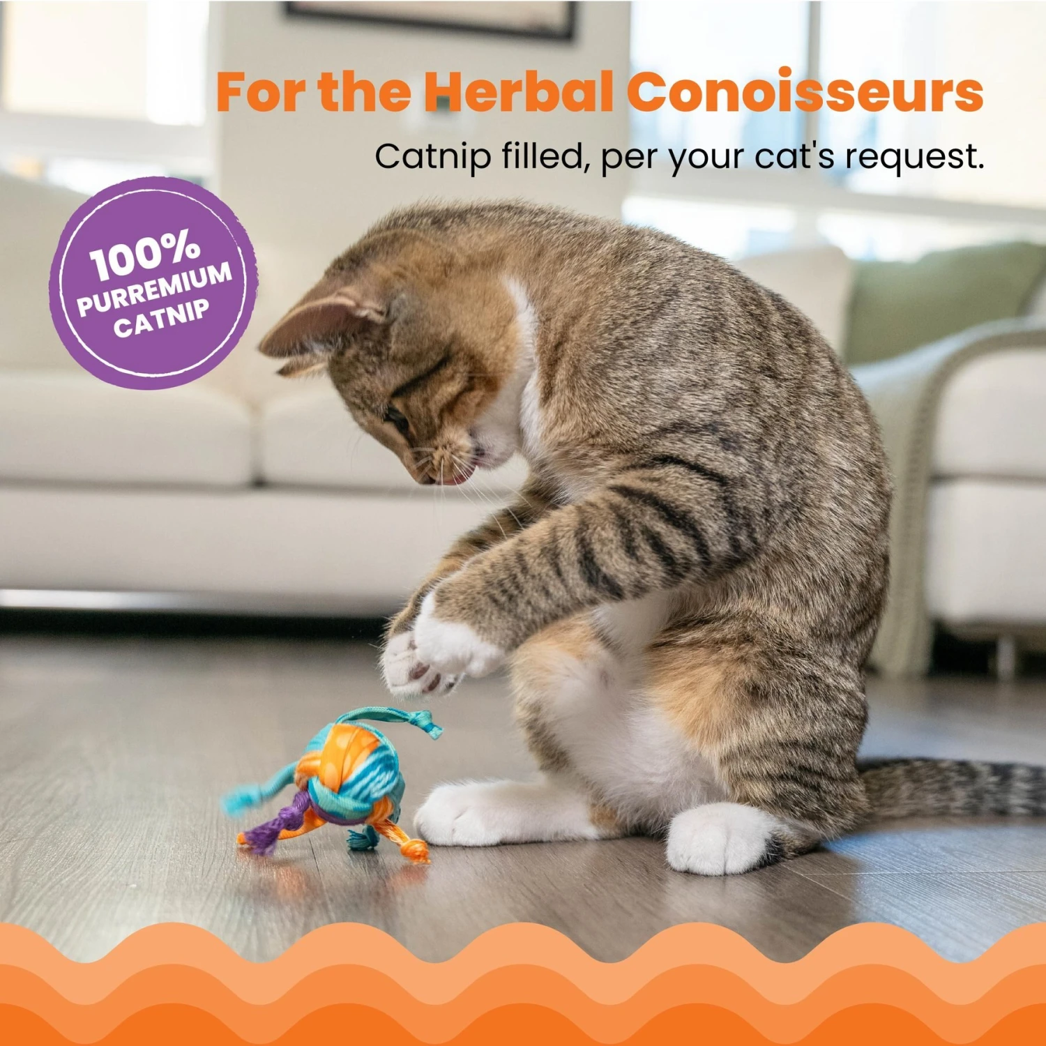 Catstages Tons Of Tails Cat Toy With Catnip, Color Varies 5 Catstages Tons Of Tails Cat Toy With Catnip, Color Varies - Image 3