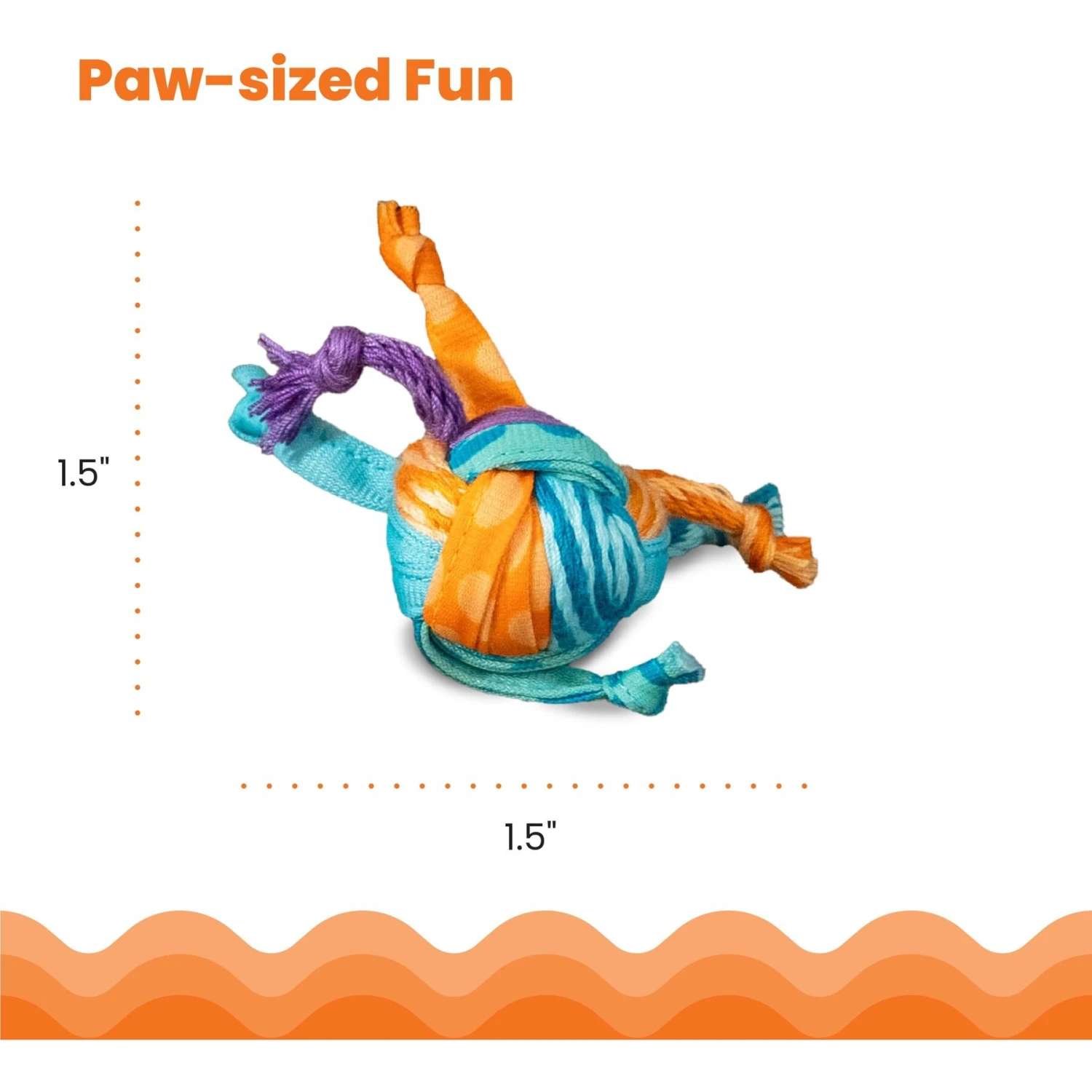 Catstages Tons Of Tails Cat Toy With Catnip, Color Varies 7 Catstages Tons Of Tails Cat Toy With Catnip, Color Varies - Image 5