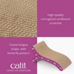 Catit Chaise-Shape Scratcher With Catnip -Pawfect Care 64936 PT2. AC SS1800 V1628018517