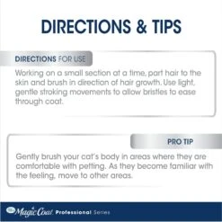 Four Paws Magic Coat Professional Series Comfort-Grip Cat Slicker Brush -Pawfect Care 65414 PT2. AC SS1800 V1692734462