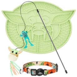 STAR WARS THE MANDALORIAN GROGU Pumpkin Dog Collar + 2 Items