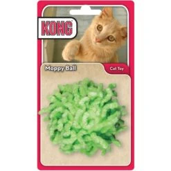 KONG Moppy Ball Cat Toy, Color Varies -Pawfect Care 66570 PT1. AC SS1800 V1539006170