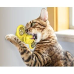 Pet Life 'Windmill' Rotating Suction Cup Spinning Cat Toy -Pawfect Care 667670 PT4. AC SS1800 V1665605721