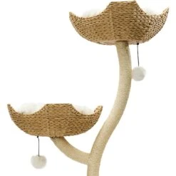 Mau Lifestyle Ivy Cat Tree, White, Large 13 Mau Lifestyle Ivy Cat Tree, White, Large -Pawfect Care 674790 PT4. AC SS1800 V1665779601