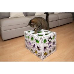 Cat Amazing Mega-Interactive Treat Maze & Puzzle Cat Toy, White -Pawfect Care 685438 PT8. AC SS1800 V1669738438