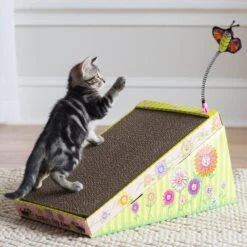 Fat Cat Big Mama's Scratch 'N Play Ramp Cat Toy -Pawfect Care 68607 PT2. AC SS1800 V1602294359