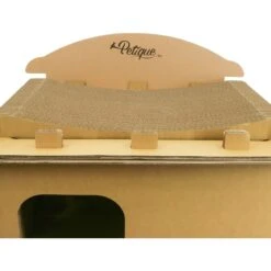 Petique Feline Villa Cat House, Tan -Pawfect Care 688390 PT3. AC SS1800 V1666651681