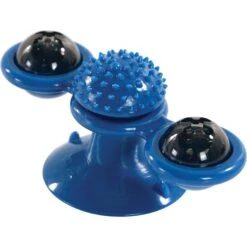 Pets Know Best Purrfect Spinner Cat Toy, Blue -Pawfect Care 691606 PT5. AC SS1800 V1667517602