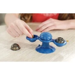 Pets Know Best Purrfect Spinner Cat Toy, Blue -Pawfect Care 691606 PT6. AC SS1800 V1667520121