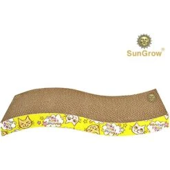 SunGrow Cardboard Cat & Rabbit Scratcher Bed, Scratch Pad For Indoor Pets -Pawfect Care 693142 PT2. AC SS1800 V1694706683
