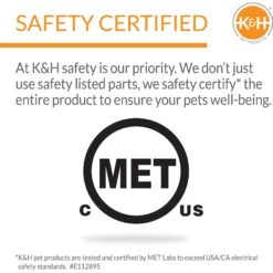 K&H Pet Products Thermo-Kitty Cat Bed, Mocha -Pawfect Care 69571 PT5. AC SS1800 V1678735108