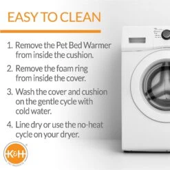 K&H Pet Products Thermo-Kitty Bed Deluxe Indoor Heated Cat Bed 11 K&H Pet Products Thermo-Kitty Bed Deluxe Indoor Heated Cat Bed -Pawfect Care 69581 PT2. AC SS1800 V1624629502