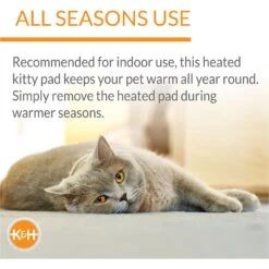 K&H Pet Products Thermo-Kitty Bed Deluxe Indoor Heated Cat Bed 14 K&H Pet Products Thermo-Kitty Bed Deluxe Indoor Heated Cat Bed -Pawfect Care 69581 PT5. AC SS1800 V1678736068